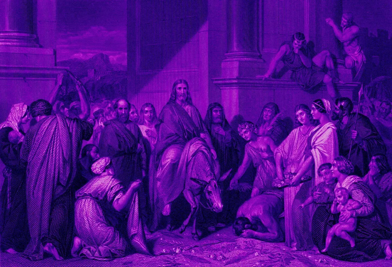 Jesús entrando a Jerusalén
